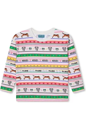 Kenzo Playera manga larga con estampado gráfico
