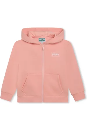 Kenzo Hoodie con cierre y logo estampado