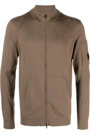 C.P. Company Cárdigan con detalle de lente y cierre
