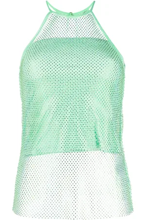 Patrizia Pepe Top sin mangas con detalles de strass
