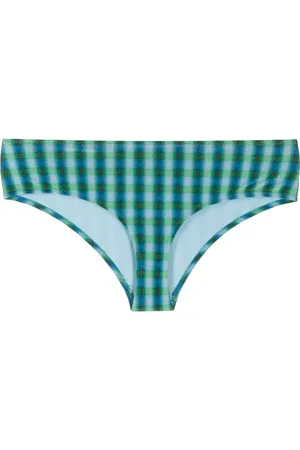 Gimaguas Bikini bottom con cuadros estampados