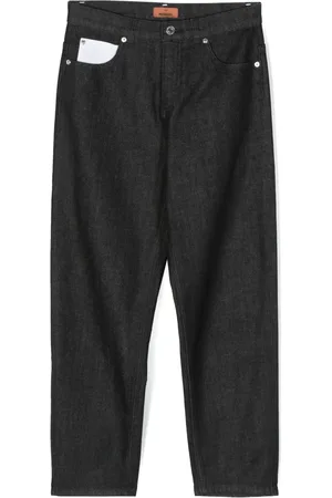 Missoni Jeans tapered con logo bordado y tiro medio