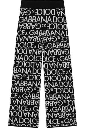 Dolce & Gabbana Pantalones con monograma en jacquard