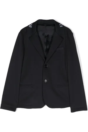 Emporio Armani Blazer con letras del logo