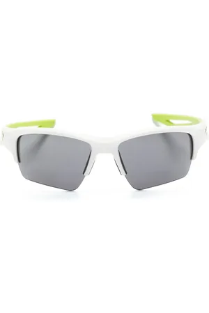 PUMA Lentes de sol con armazón oversize y placa del logo