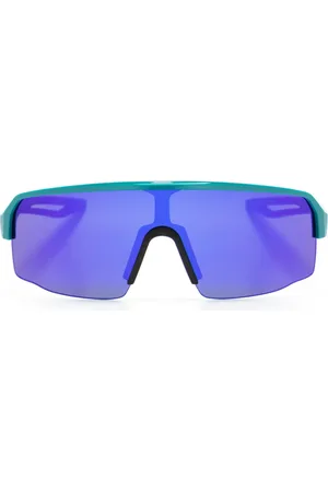 PUMA Lentes de sol con armazón oversize y placa del logo