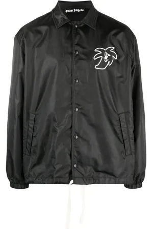 Palm Angels Chamarra ligera con parche del logo