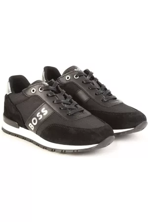 HUGO BOSS Tenis con agujetas y logo estampado
