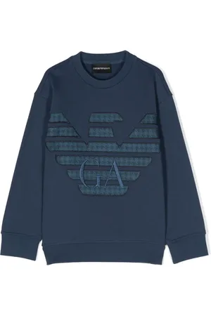 Emporio Armani Sudadera con parche del logo