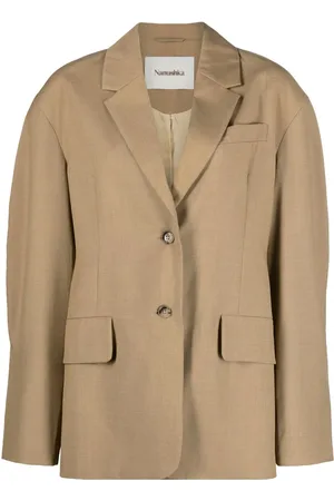 Nanushka Blazer oversize con hombros caídos