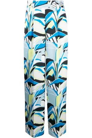 HUGO BOSS Pantalones rectos con estampado botánico