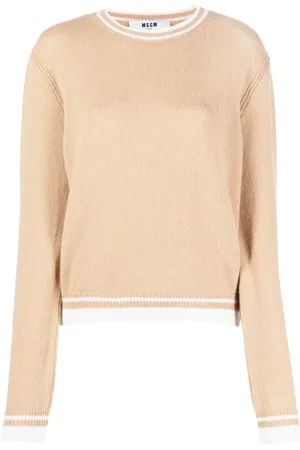 Msgm Suéter con logo bordado