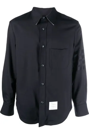Thom Browne Camisa con detalle de rayas
