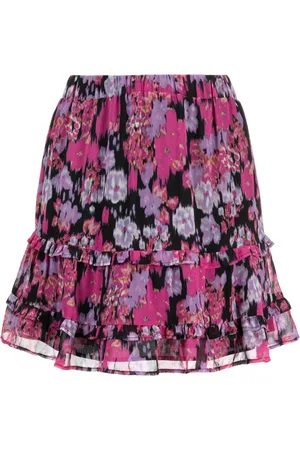 Liu Jo Falda corta con estampado floral y volantes