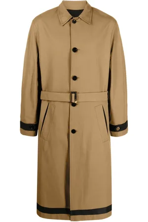 Neil Barrett Gabardina reversible con parche del logo
