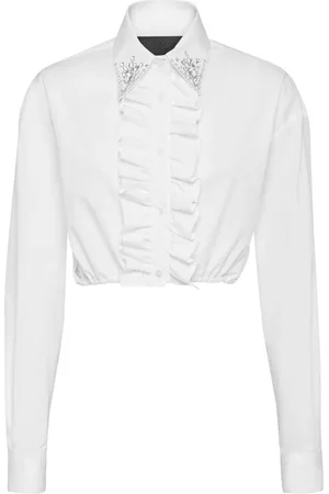 Philipp Plein Camisa con volantes