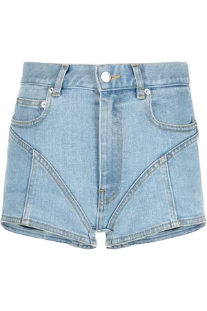 MUGLER Shorts de mezclilla Spiral