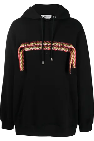 Lanvin Hoodie oversize con apliques del logo