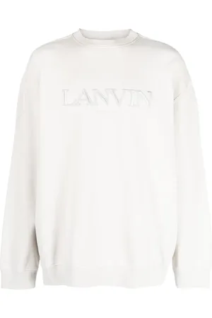 Lanvin Sudadera con logo bordado