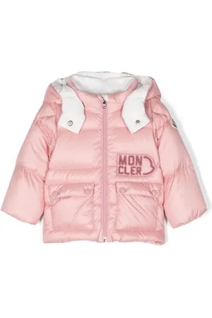 Moncler Chamarra capitonada Abbaye con logo bordado