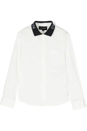 Emporio Armani Camisa con logo estampado