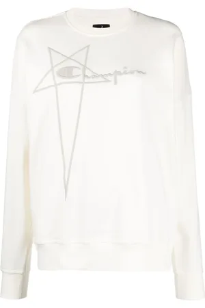 Rick Owens Sudadera con logo bordado