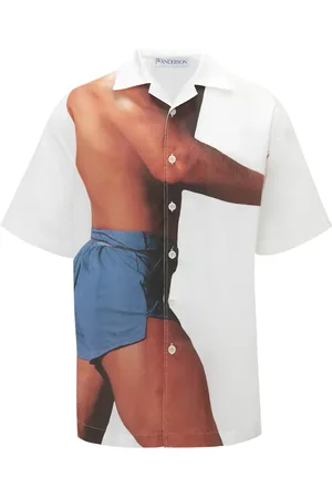 J.W.Anderson Camisa manga corta con fotografía estampada