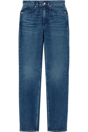 RE/DONE Jeans rectos con tiro alto 70