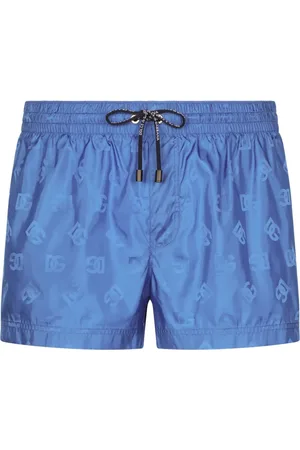 Dolce & Gabbana Shorts de playa con monograma en jacquard