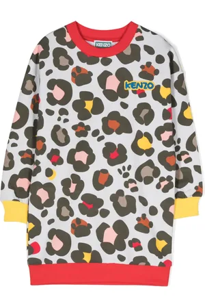 Kenzo Vestido con estampado gráfico