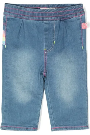 Billieblush Jeans rectos con estampado gráfico