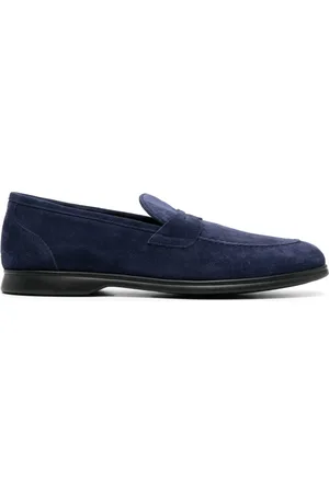 Kiton Mocasines con puntera de almendra y costuras