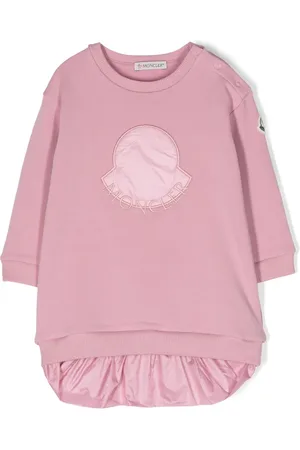 Moncler Vestido con logo bordado y cuello redondo