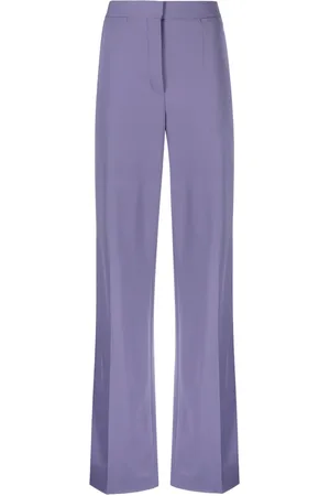 Stella McCartney Pantalones anchos con tiro alto