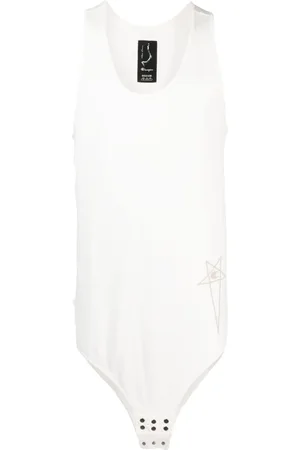 Rick Owens Top con logo bordado de
