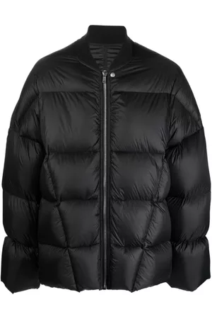 Rick Owens Chamarra capitonada con cuello mao