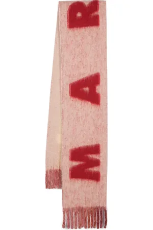 Marni Bufanda tejida con logo en intarsia