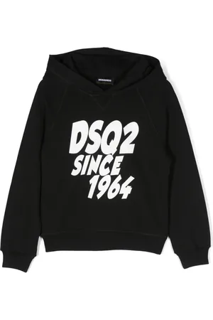 Dsquared2 Hoodie con logo afelpado