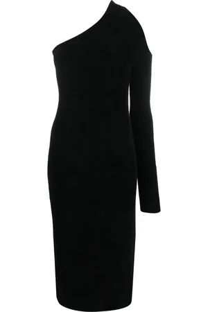 Filippa K Vestido midi con un hombro descubierto