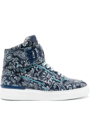 Philipp Plein Tenis con estampado de cachemira