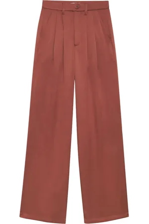 ANINE BING Pantalones de seda Carrie
