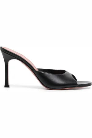 Amina Muaddi Mules Alexa con tacón de 90mm