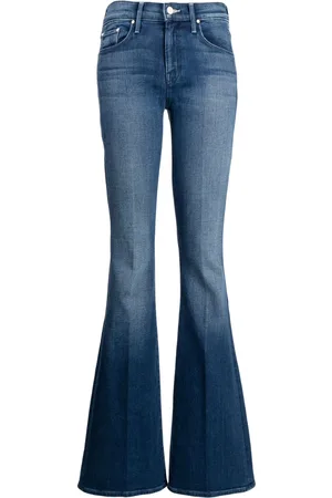 Mother Jeans bootcut con efecto lavado