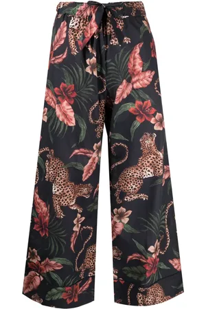 Desmond & Dempsey Pantalones de pijama con motivo de jungla