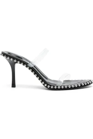 Alexander Wang Mules Nova de piel con tacón de 100mm