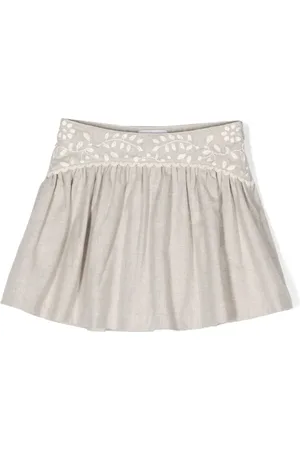 Chloé Falda con diseño bordado