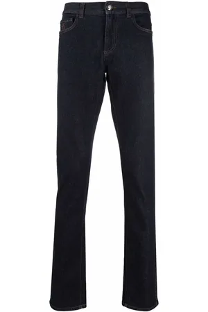 CANALI Jeans slim con tiro medio