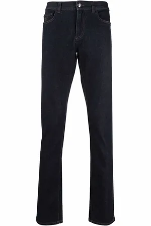 CANALI Jeans slim con tiro medio