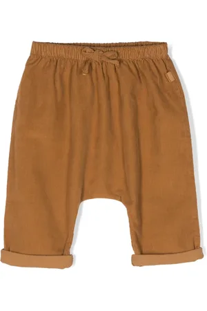 TEDDY & MINOU Pantalones de pana con cordones en la pretina