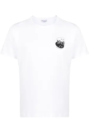 AGNÈS B. Playera con logo estampado